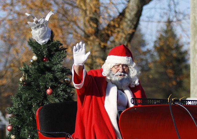 Santa unterwegs